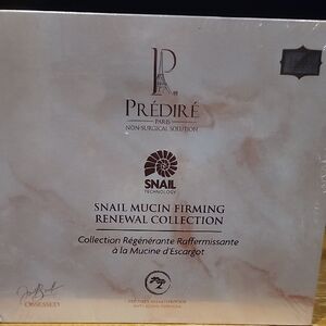 Prédiré Snail Mucin Firming Renewal collection NIB sealed